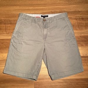 Tommy Hilfiger Flat Front Shorts Light Blue 34W